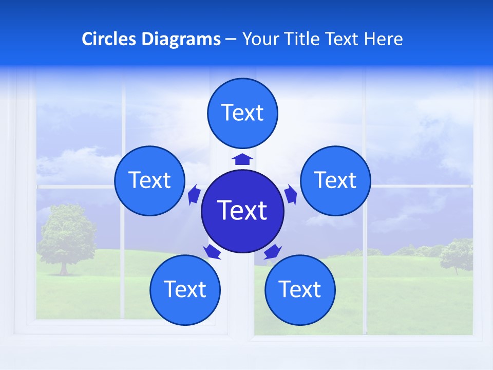 Interiors Grass Open PowerPoint Template