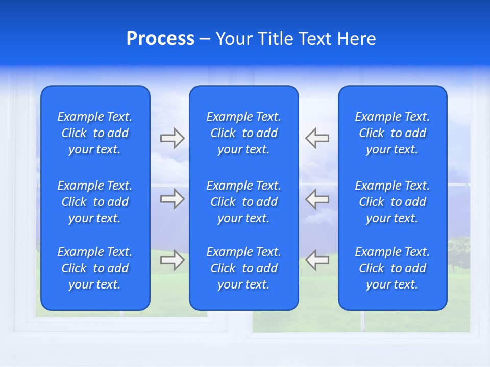 Interiors Grass Open PowerPoint Template