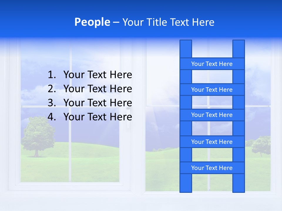 Interiors Grass Open PowerPoint Template