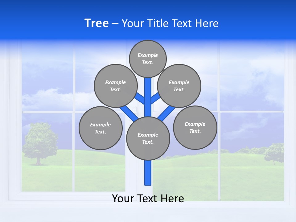 Interiors Grass Open PowerPoint Template