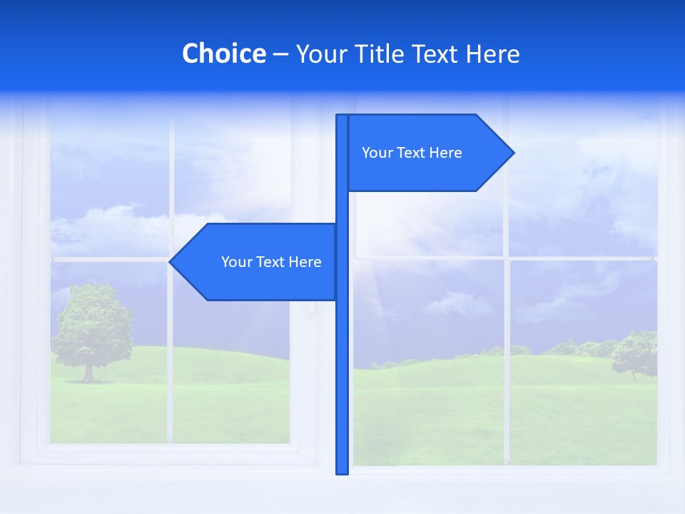 Interiors Grass Open PowerPoint Template