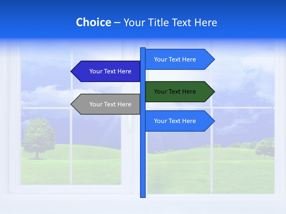 Interiors Grass Open PowerPoint Template