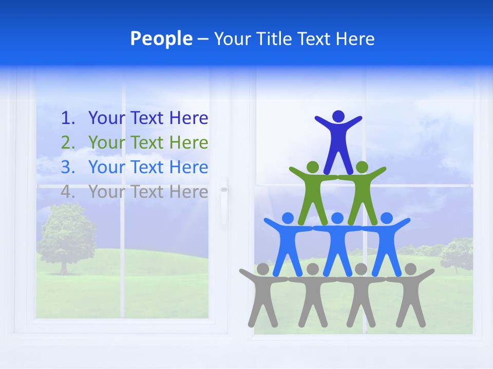 Interiors Grass Open PowerPoint Template