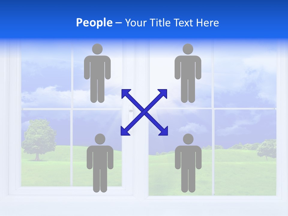 Interiors Grass Open PowerPoint Template