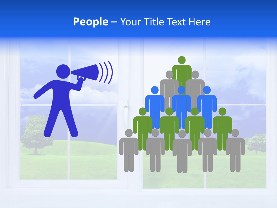 Interiors Grass Open PowerPoint Template