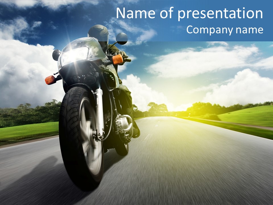 Hobby Tire Evening PowerPoint Template
