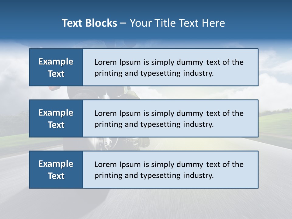 Hobby Tire Evening PowerPoint Template