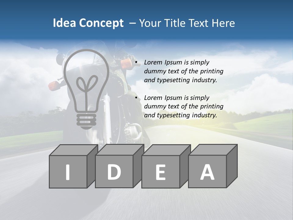 Hobby Tire Evening PowerPoint Template