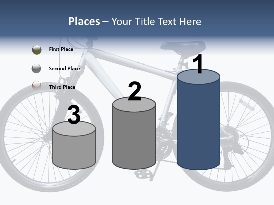 Bicycle Lever Frame PowerPoint Template