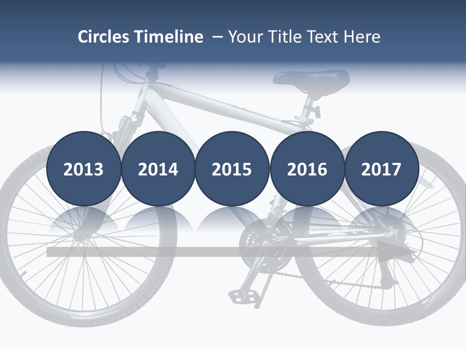 Bicycle Lever Frame PowerPoint Template