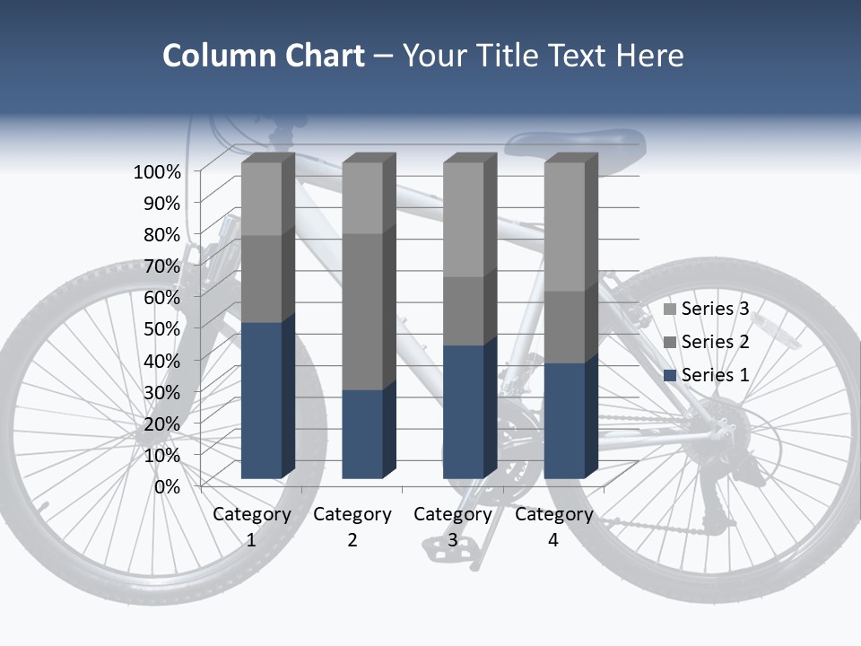 Bicycle Lever Frame PowerPoint Template