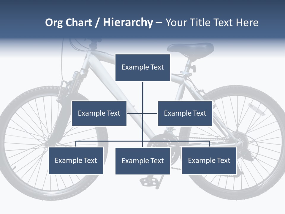 Bicycle Lever Frame PowerPoint Template