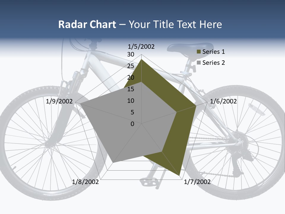 Bicycle Lever Frame PowerPoint Template