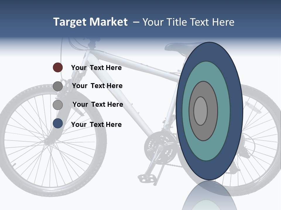 Bicycle Lever Frame PowerPoint Template