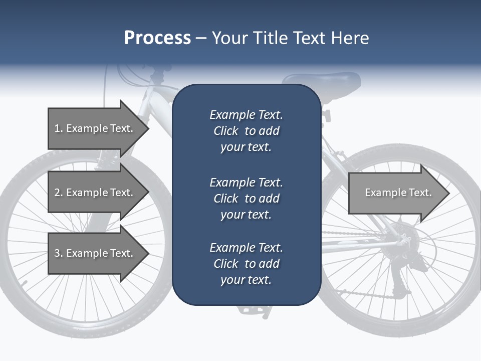 Bicycle Lever Frame PowerPoint Template