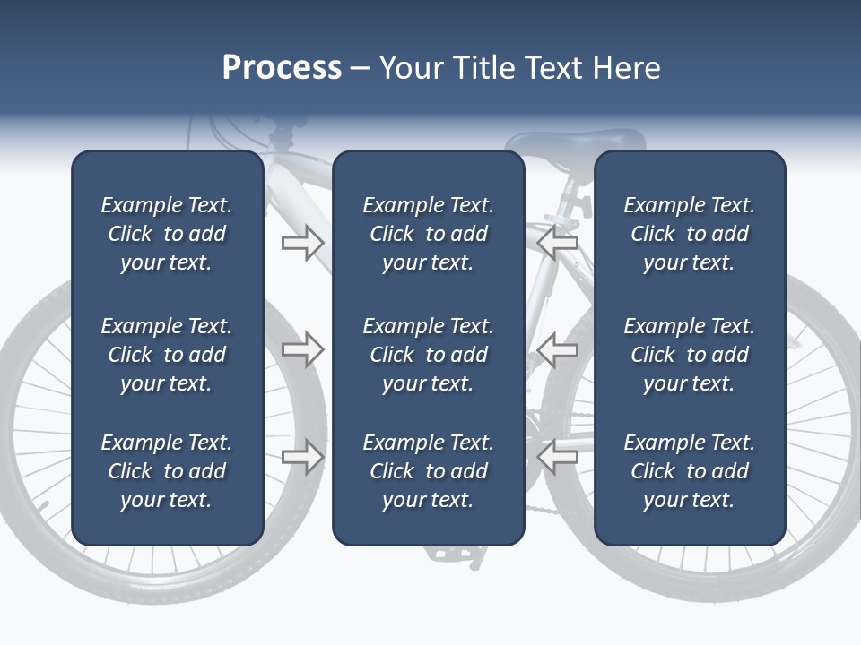 Bicycle Lever Frame PowerPoint Template
