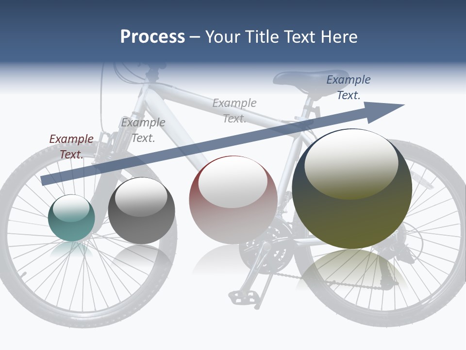 Bicycle Lever Frame PowerPoint Template