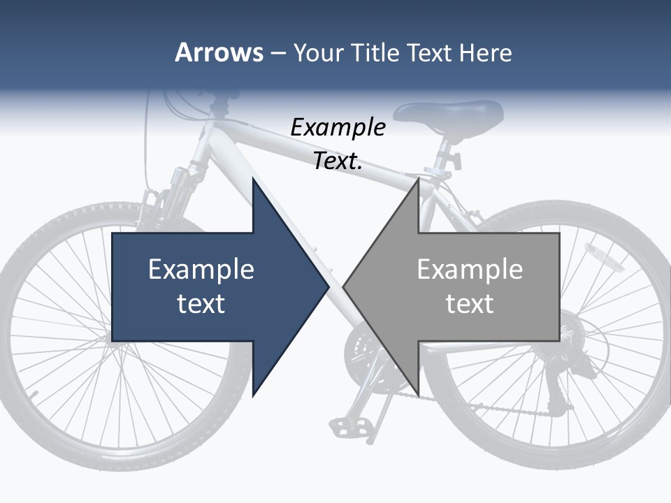 Bicycle Lever Frame PowerPoint Template