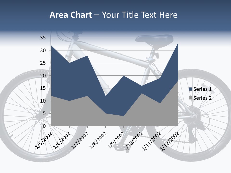 Bicycle Lever Frame PowerPoint Template