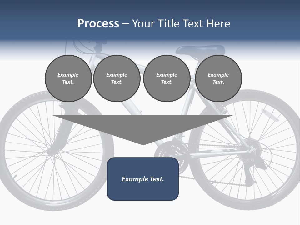 Bicycle Lever Frame PowerPoint Template