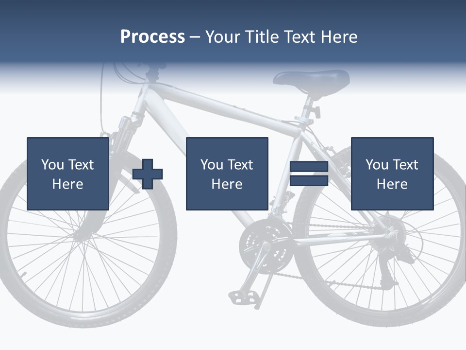 Bicycle Lever Frame PowerPoint Template