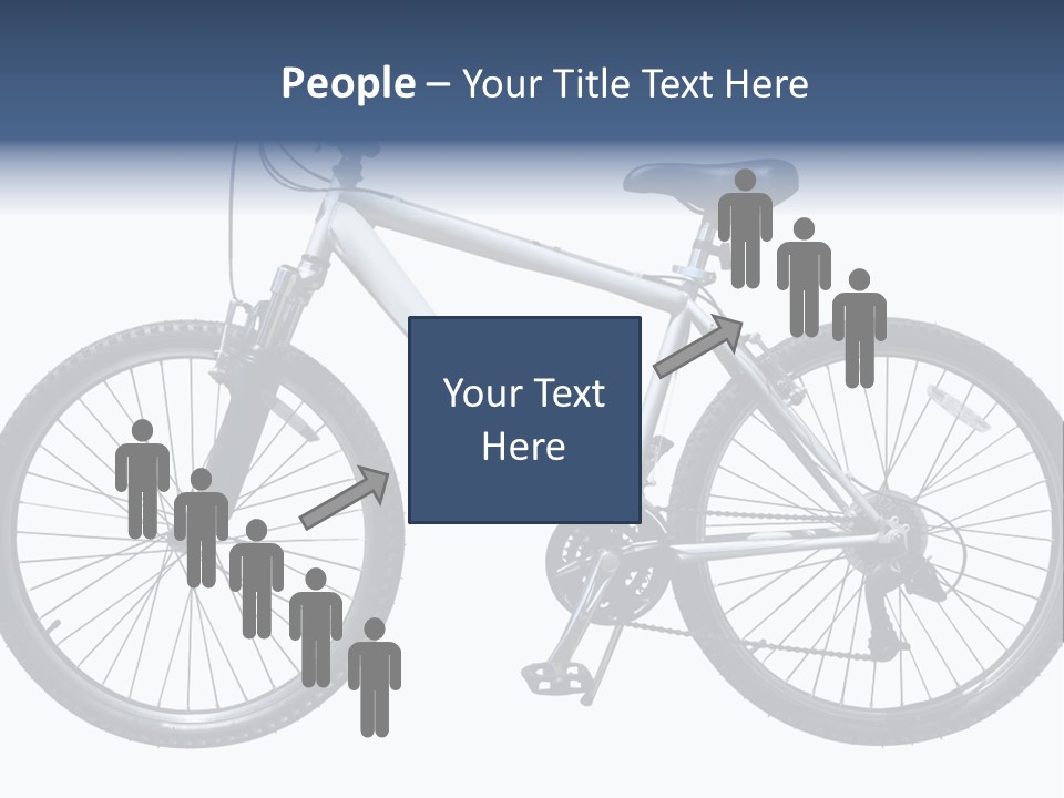 Bicycle Lever Frame PowerPoint Template