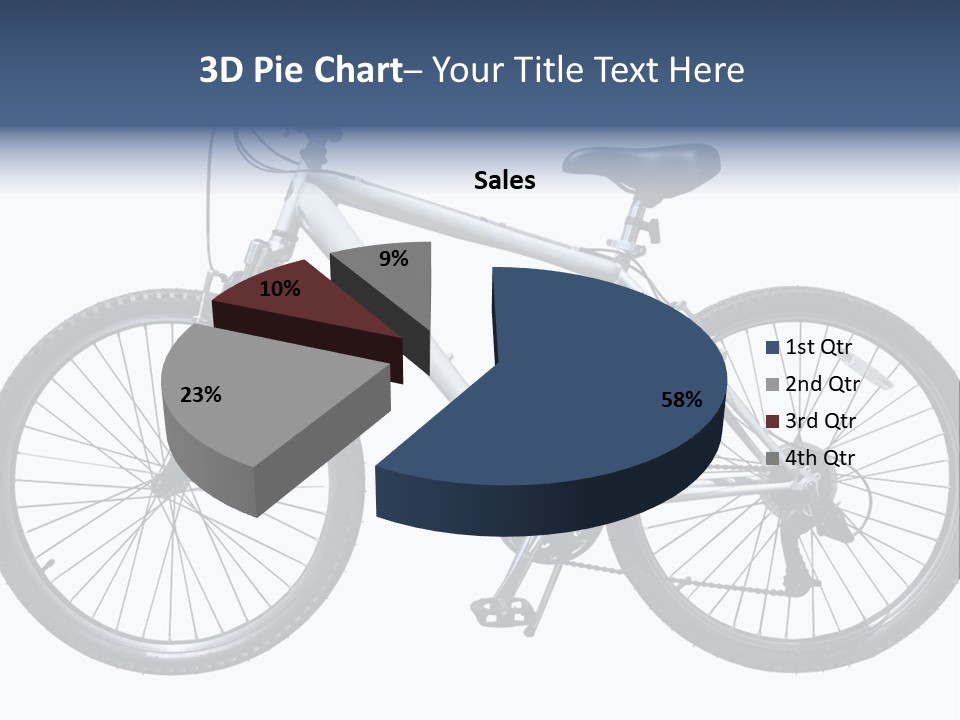 Bicycle Lever Frame PowerPoint Template