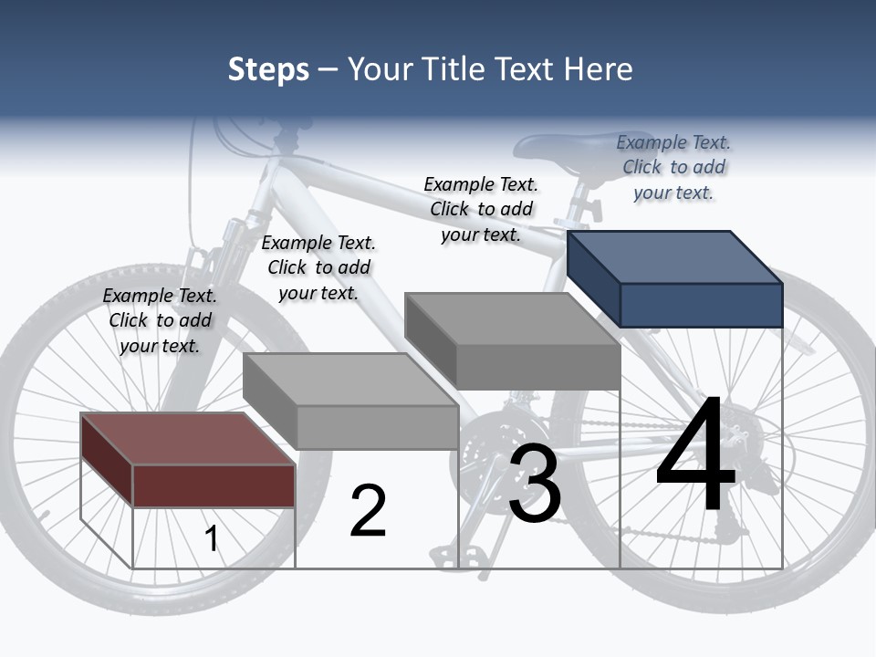 Bicycle Lever Frame PowerPoint Template