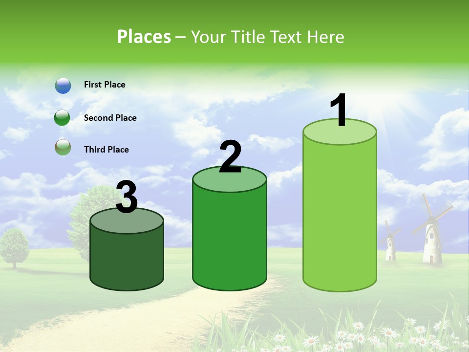 Field Sustainable Simplicity PowerPoint Template