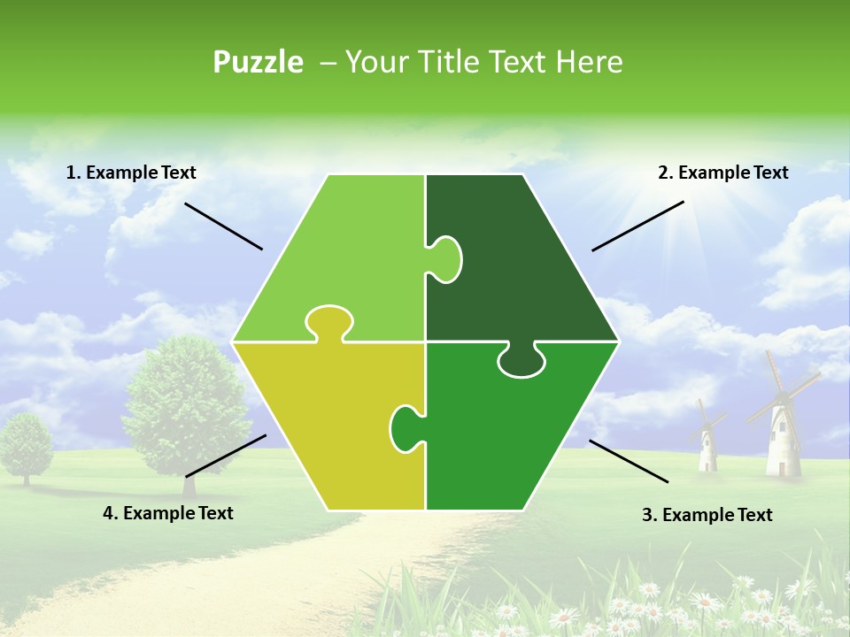 Field Sustainable Simplicity PowerPoint Template