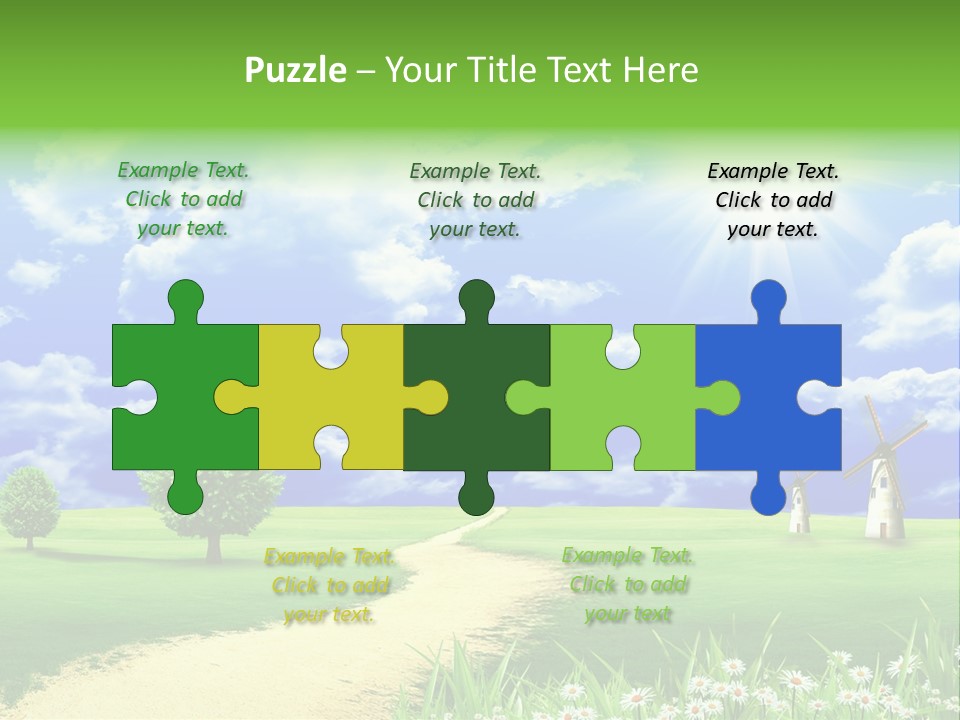 Field Sustainable Simplicity PowerPoint Template