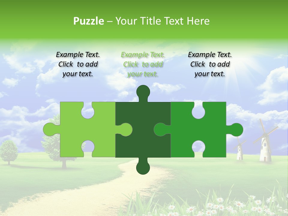 Field Sustainable Simplicity PowerPoint Template