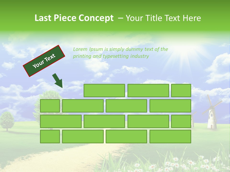 Field Sustainable Simplicity PowerPoint Template