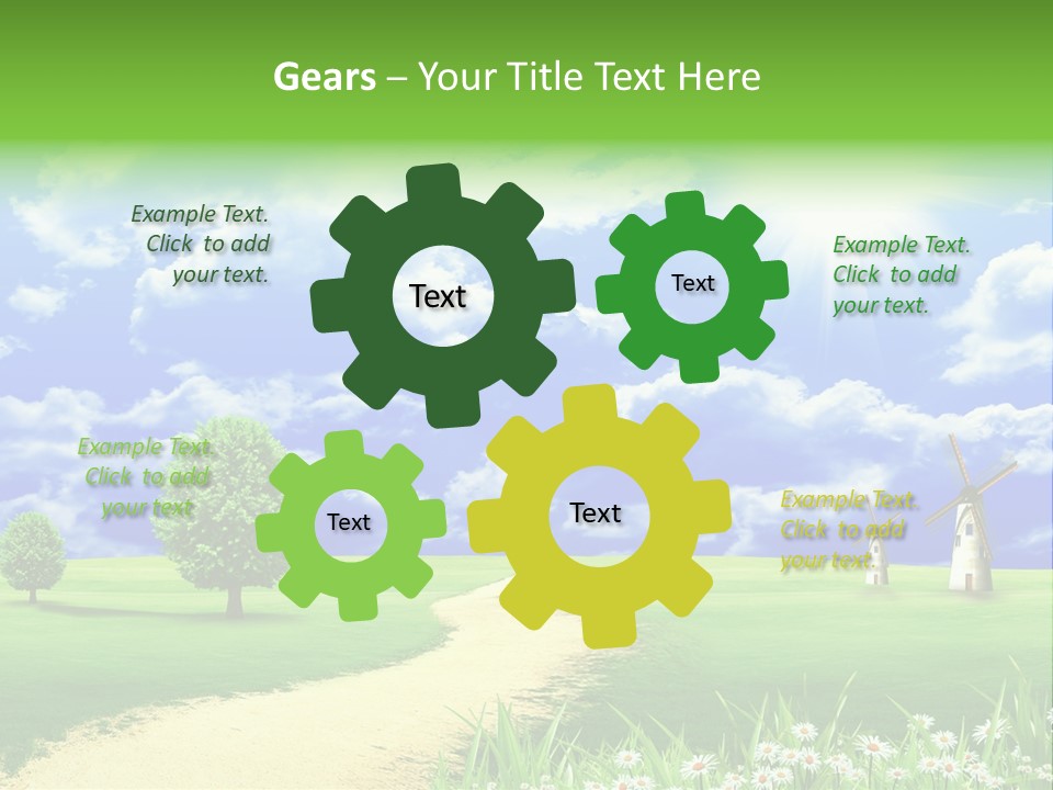 Field Sustainable Simplicity PowerPoint Template
