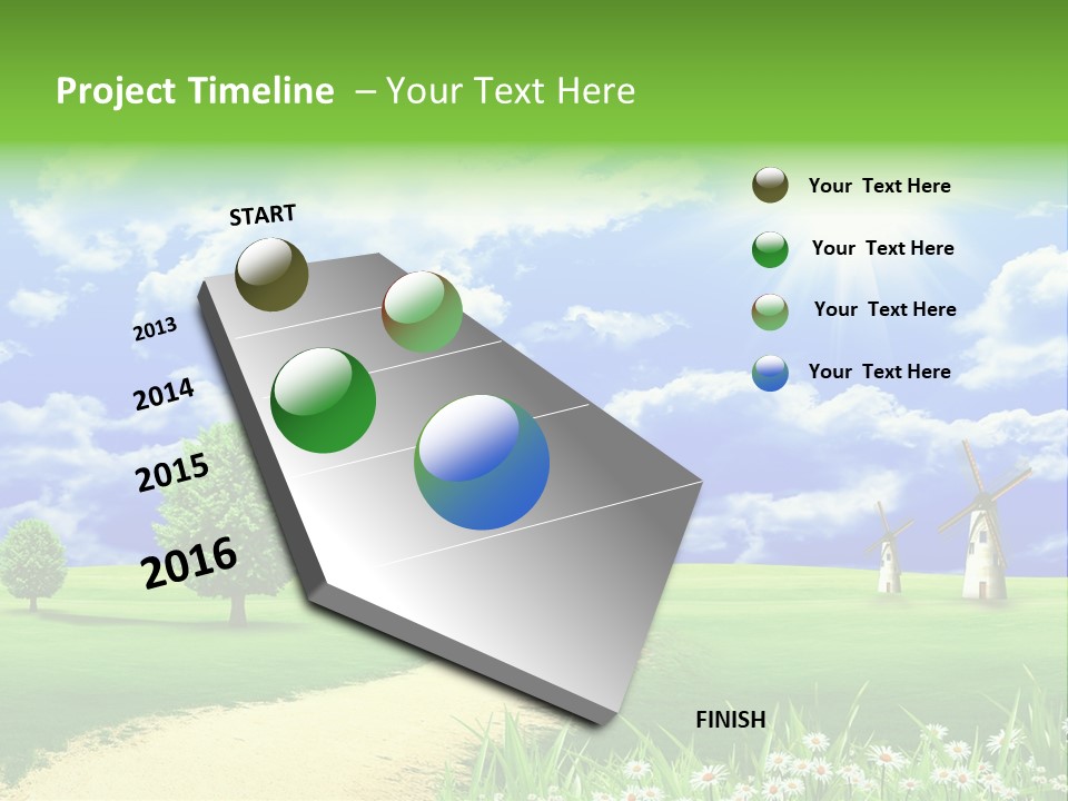 Field Sustainable Simplicity PowerPoint Template