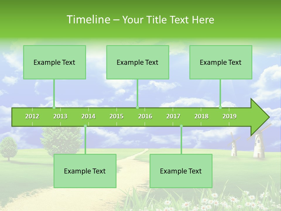 Field Sustainable Simplicity PowerPoint Template