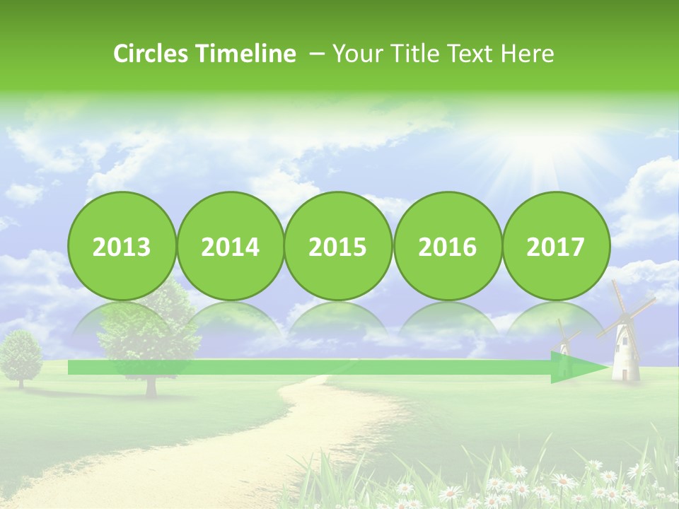 Field Sustainable Simplicity PowerPoint Template