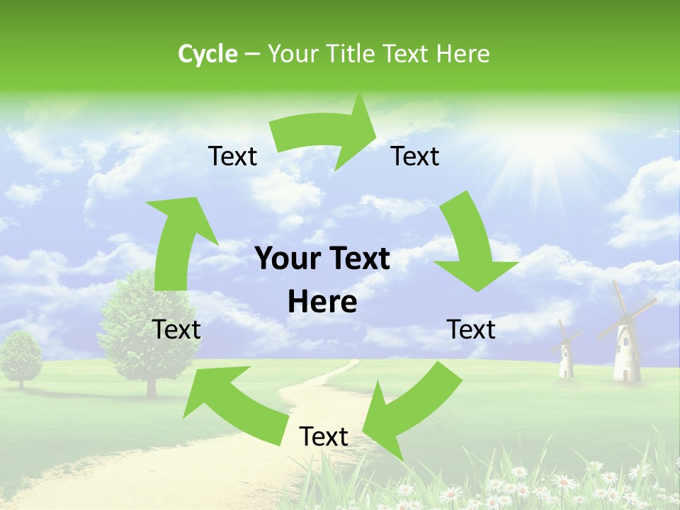 Field Sustainable Simplicity PowerPoint Template