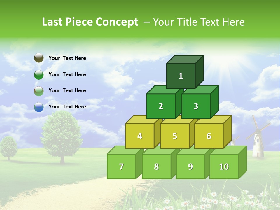 Field Sustainable Simplicity PowerPoint Template