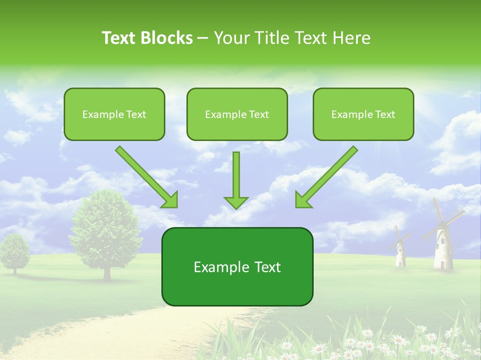 Field Sustainable Simplicity PowerPoint Template