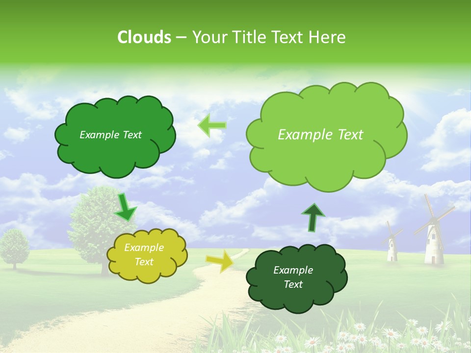 Field Sustainable Simplicity PowerPoint Template