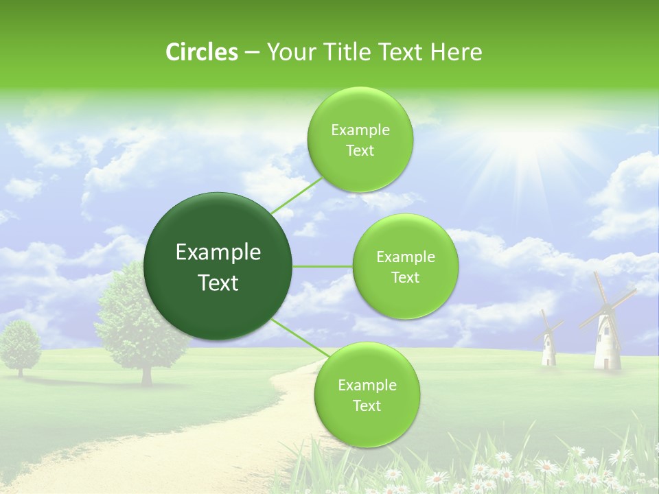 Field Sustainable Simplicity PowerPoint Template