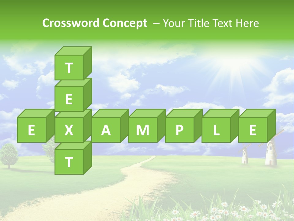 Field Sustainable Simplicity PowerPoint Template