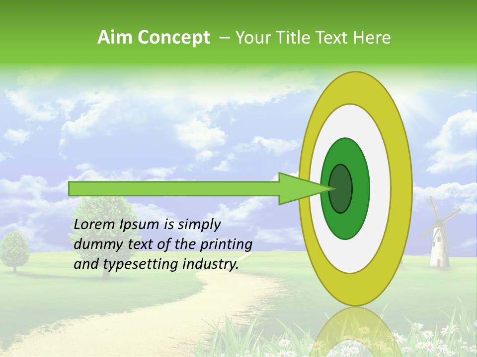 Field Sustainable Simplicity PowerPoint Template