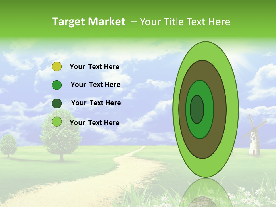 Field Sustainable Simplicity PowerPoint Template