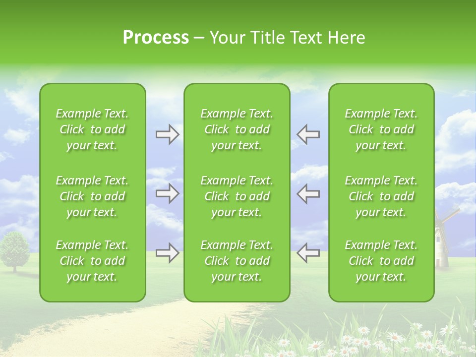Field Sustainable Simplicity PowerPoint Template