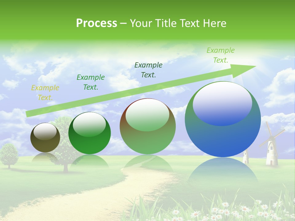 Field Sustainable Simplicity PowerPoint Template