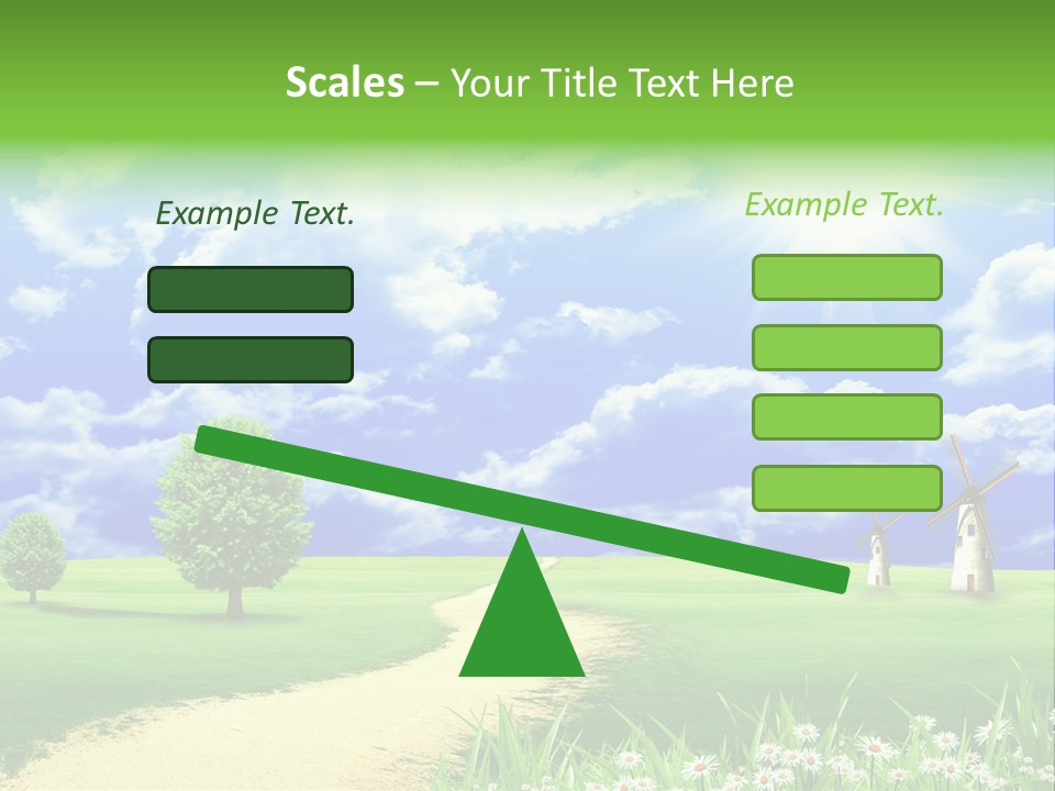 Field Sustainable Simplicity PowerPoint Template