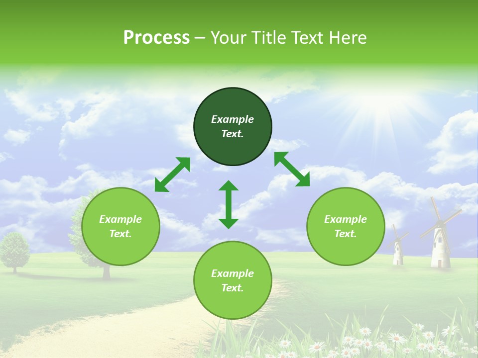 Field Sustainable Simplicity PowerPoint Template