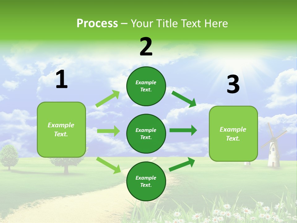 Field Sustainable Simplicity PowerPoint Template